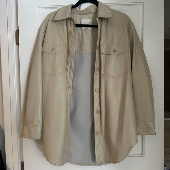 Aritzia vegan leather jacket - Picture 3 of 5